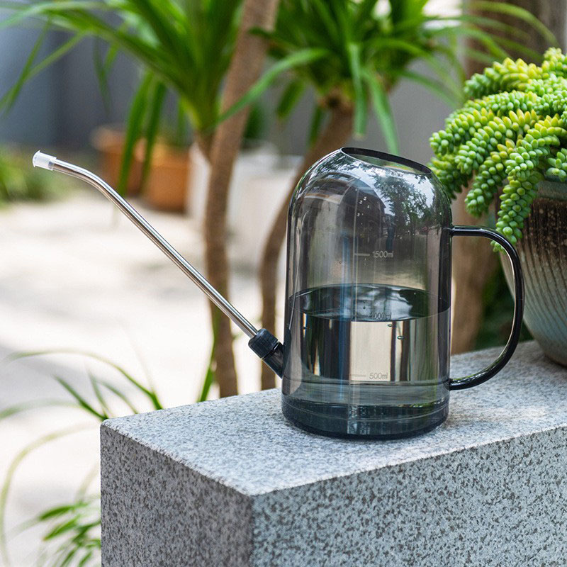 Watering Can Long Spout - Annaffiatoio con beccuccio lungo trasparente con