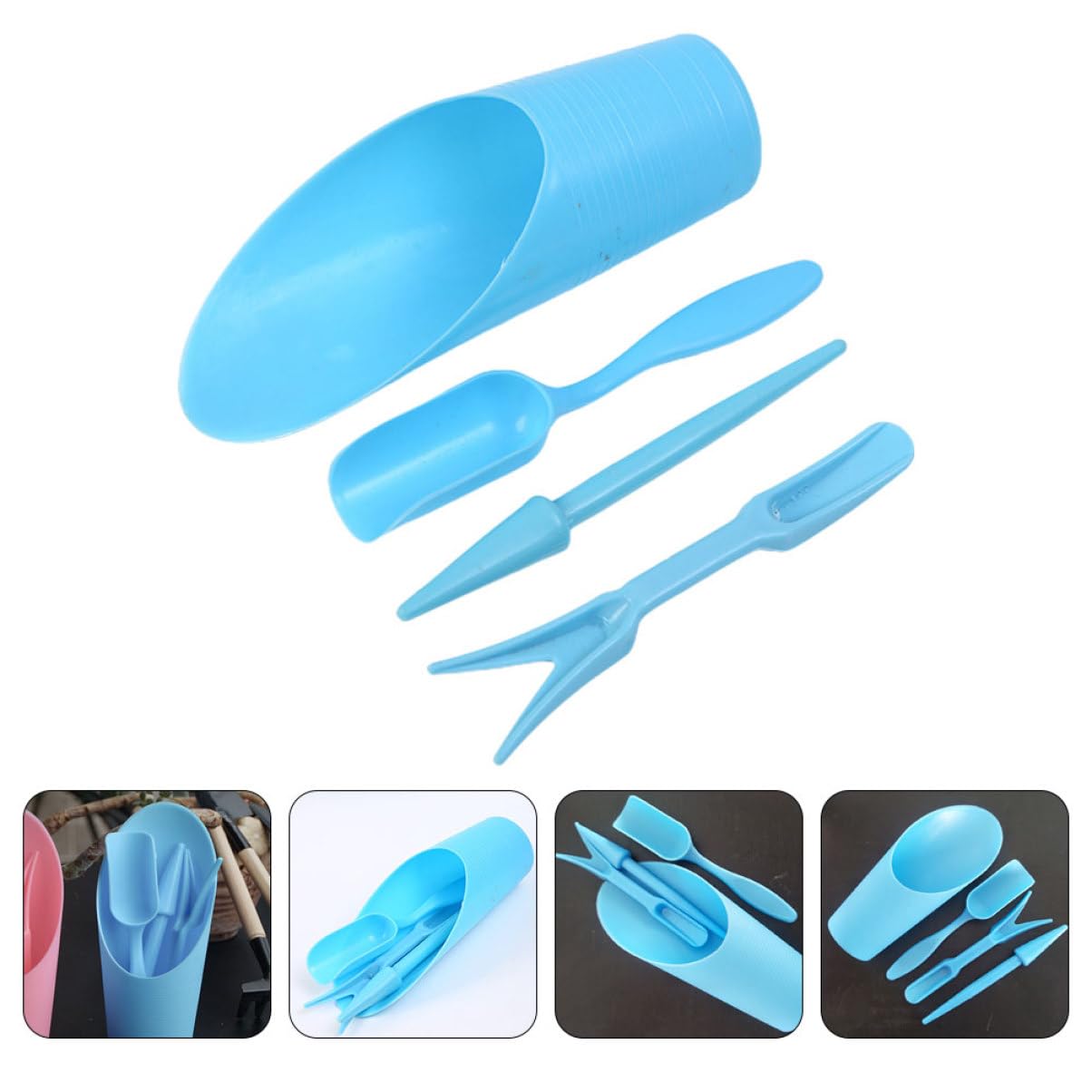 Gardening Tools Equipment - 4 pz/set, plastica durevole secchio pala