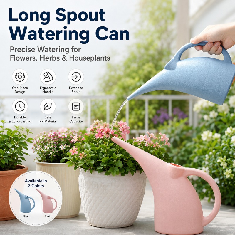 Watering Can Long Spout - Annaffiatoio in Plastica con Beccuccio Lungo