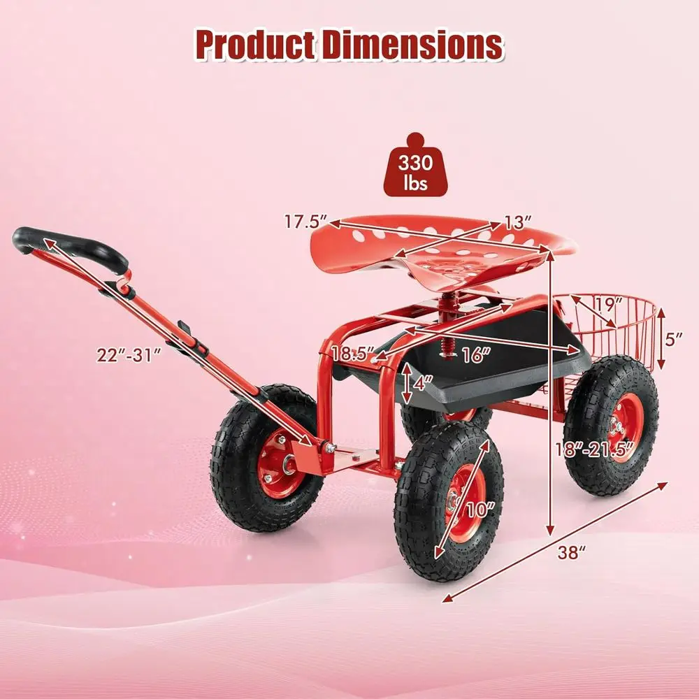 Carrello da Giardino Regolabil - Gardening Tools Basket recensione e prezzo