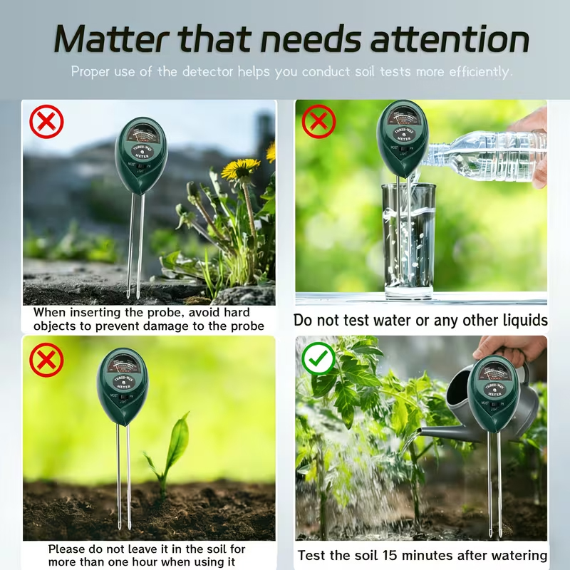 Tester del Suolo 3-in-1 (Misur - Gardening Tools Equipment recensione e prezzo