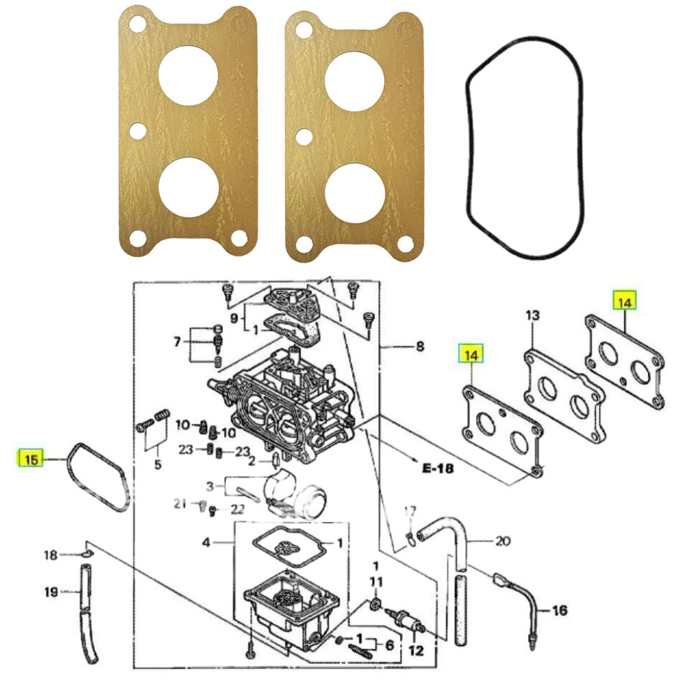 PER HONDA GXV530 GCV530 Kit di - Gardening Tools Repair recensione e prezzo